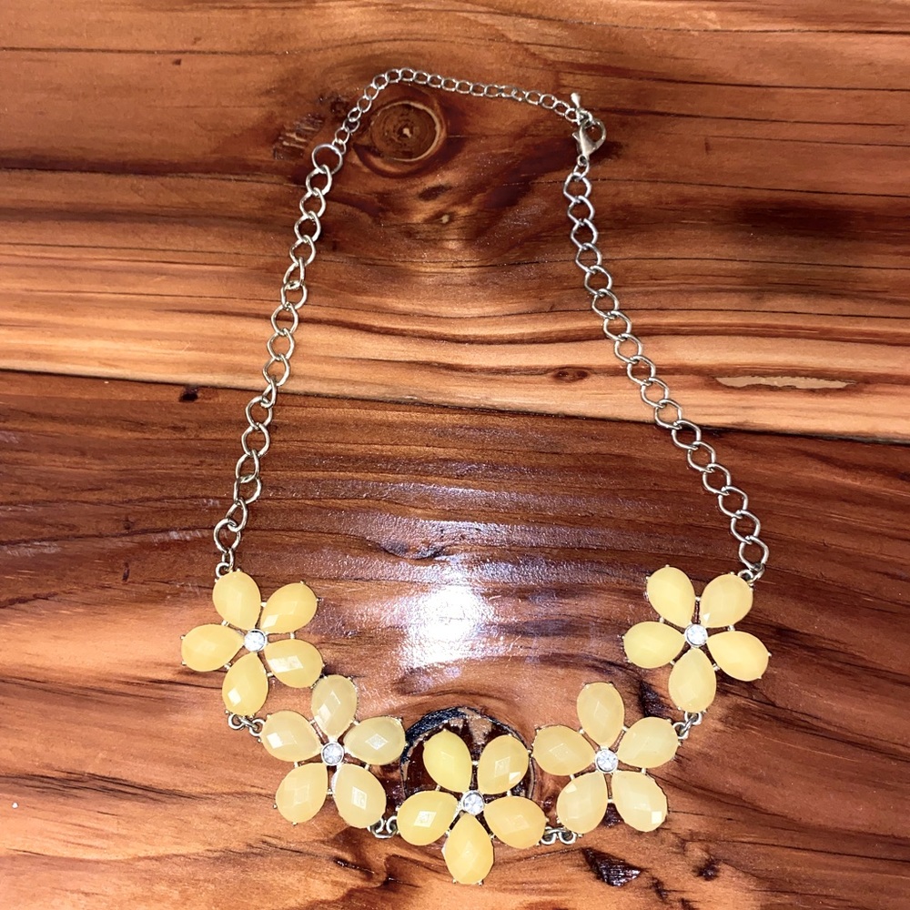 Yellow Flower Necklace